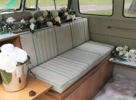 VW Campervan wedding hire in Castleford
